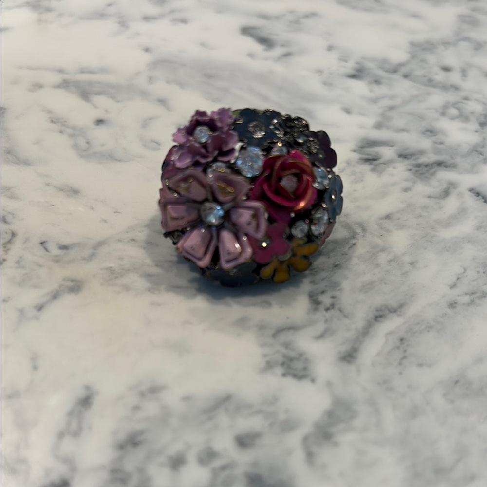 Juicy Couture Floral Enamel Women's Ring